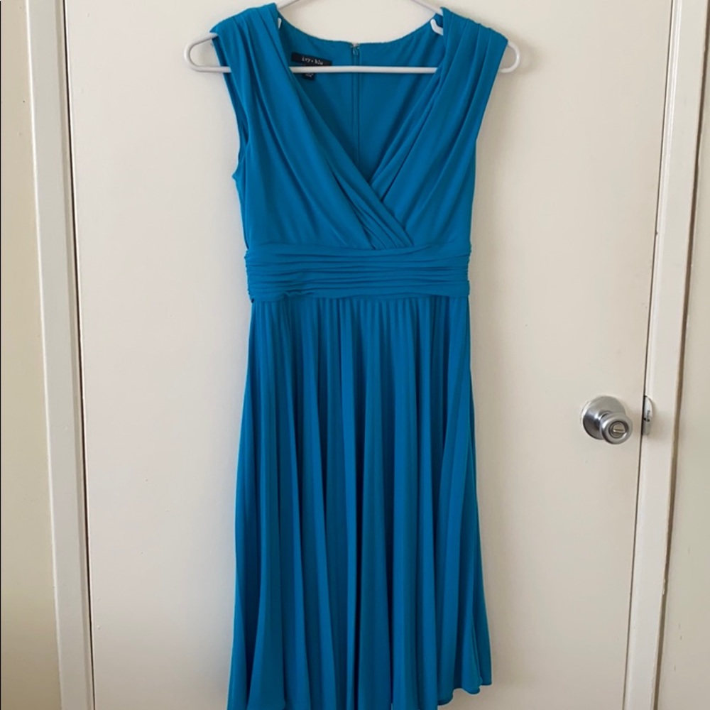 Beautiful teal cocktail dress